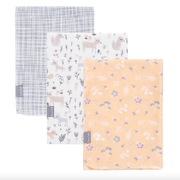 NWT 5-piece Baby Fox Welcome Baby Gift Set, 3 blankets, fox lovey, storage caddy - Picture 5 of 15